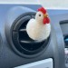 White chicken air vent clip