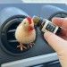 Brown chicken air vent clip