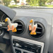 Rude goose with middle finger hands air vent clipft Farm animal car decor