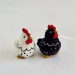 Chicken with ornaments air vent clip