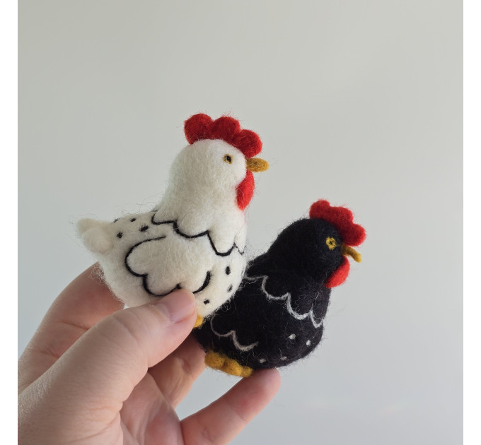 Chicken with ornaments air vent clip