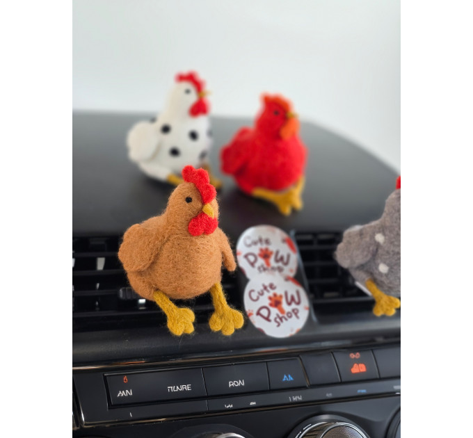 Chickens with legs air vent clip