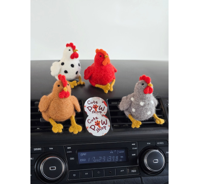 Chickens with legs air vent clip