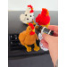Chickens with legs air vent clip