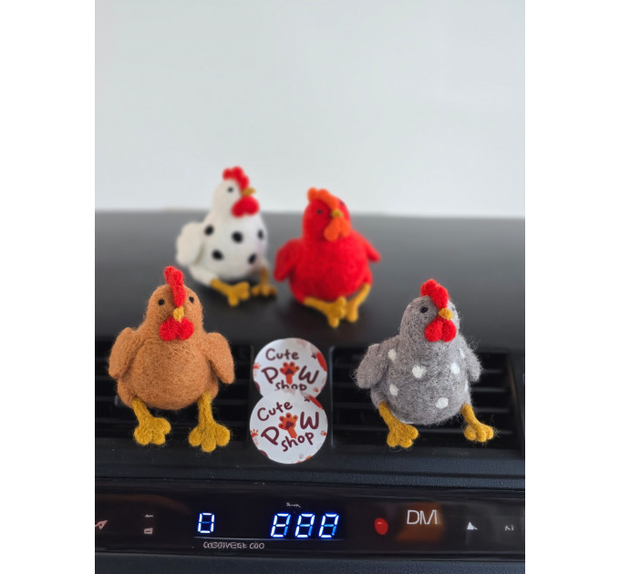 Chickens with legs air vent clip