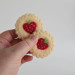 Cookie with strawberry air vent clip