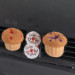 Cupcake with jam air vent clip