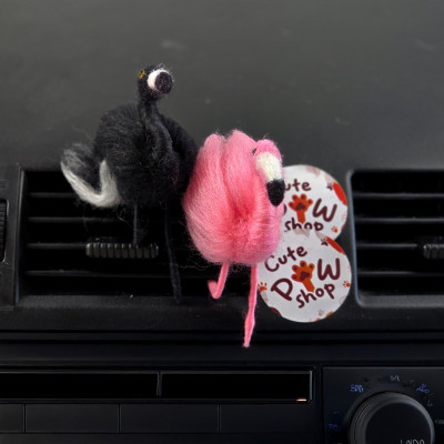 Flamingo Air Vent Clip
