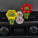 Froggy flower Air Vent Clip
