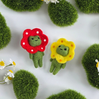 Froggy flower Air Vent Clip