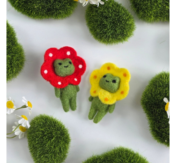 Froggy flower Air Vent Clip