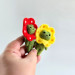 Froggy flower Air Vent Clip