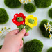 Froggy flower Air Vent Clip