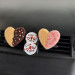 Heart shaped cookie air vent clip