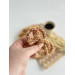 Pretzel with salt sprinkles air vent clip