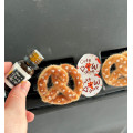 Pretzel with salt sprinkles air vent clip