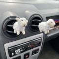 White sheep air vent clip
