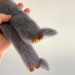 Handmade Felted Yorkie Bookmark with Bow