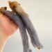 Handmade Felted Yorkie Bookmark with Bow