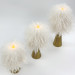 Alpaca Milk Faux Fur Pillar LED Candle
