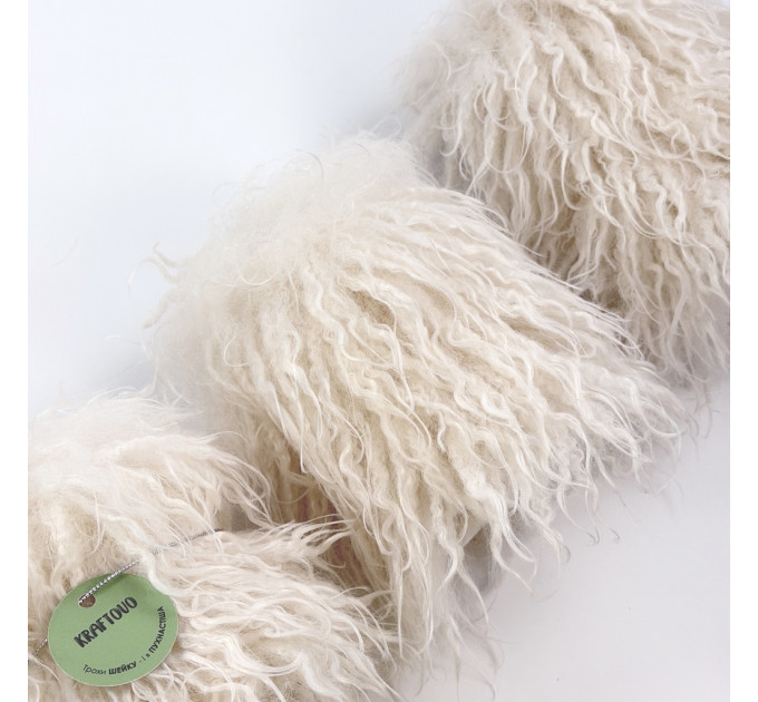 Alpaca Milk Faux Fur Pillar LED Candle