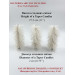 Alpaca Milk Faux Fur Taper LED Candle