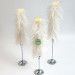 Alpaca Milk Faux Fur Taper LED Candle