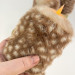 Bambi Deer Spotted Faux Fur Pillar LED Candle