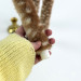 Bambi Deer Spotted Faux Fur Taper LED Candle