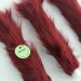 Burgundy Furry LED Taper Candle — Funky