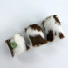 Cow Fluffy Faux Fur Pillar LED Candle