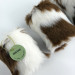 Cow Fluffy Faux Fur Pillar LED Candle