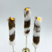 Cow Fluffy Faux Fur Taper LED Candle