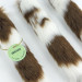 Cow Fluffy Faux Fur Taper LED Candle