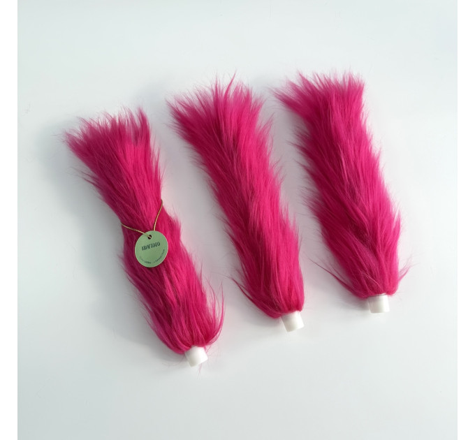 Fuchsia Furry LED Taper Candle — Funky