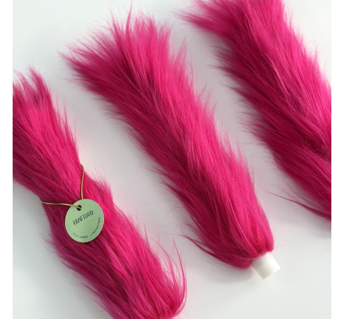 Fuchsia Furry LED Taper Candle — Funky