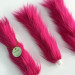 Fuchsia Furry LED Taper Candle — Funky