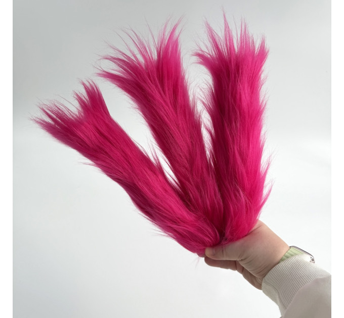 Fuchsia Furry LED Taper Candle — Funky