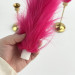Fuchsia Furry LED Taper Candle — Funky