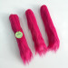 Fuchsia Furry LED Taper Candle — Luxury