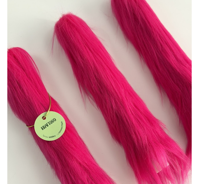 Fuchsia Furry LED Taper Candle — Luxury
