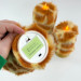 Giraffe Faux Fur Pillar LED Candle
