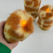 Giraffe Faux Fur Pillar LED Candle