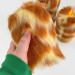 Giraffe Faux Fur Pillar LED Candle