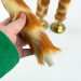 Giraffe Faux Fur Taper LED Candle