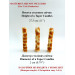 Giraffe Faux Fur Taper LED Candle