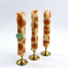 Giraffe Faux Fur Taper LED Candle