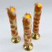 Giraffe Faux Fur Taper LED Candle