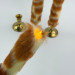 Giraffe Faux Fur Taper LED Candle