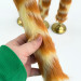 Giraffe Faux Fur Taper LED Candle